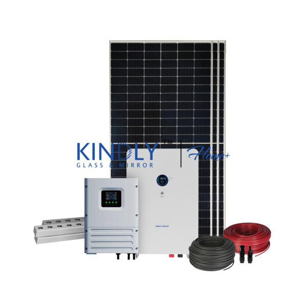 Solar Power Generation System with Lithium Battery