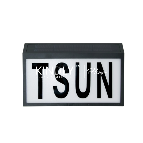Solar House Number Light