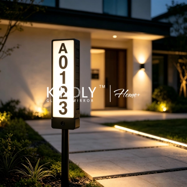 Solar House Number Light
