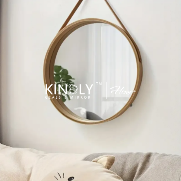 Metal Frame Modern Makeup Wall Mirror